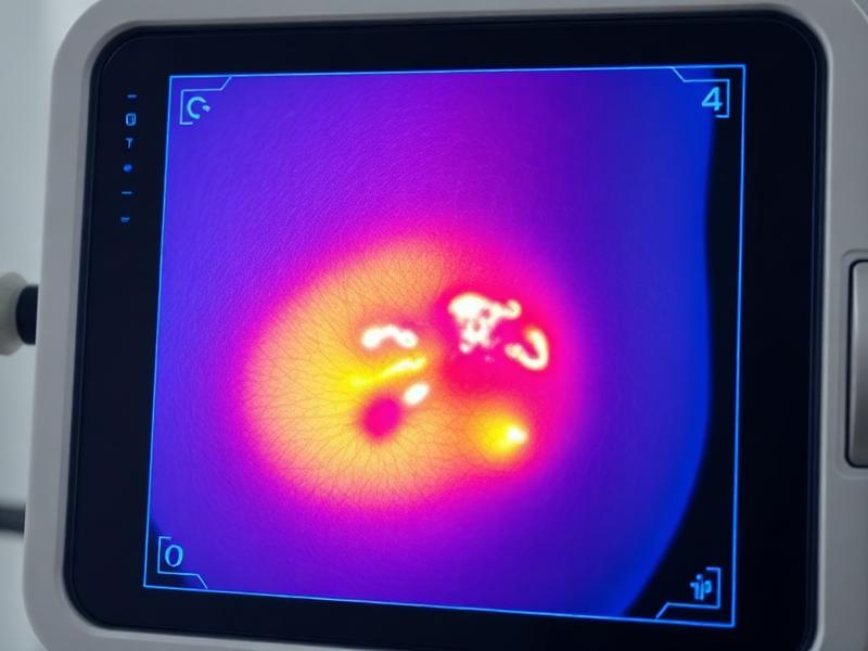 Thermal imaging showing inflammation patterns